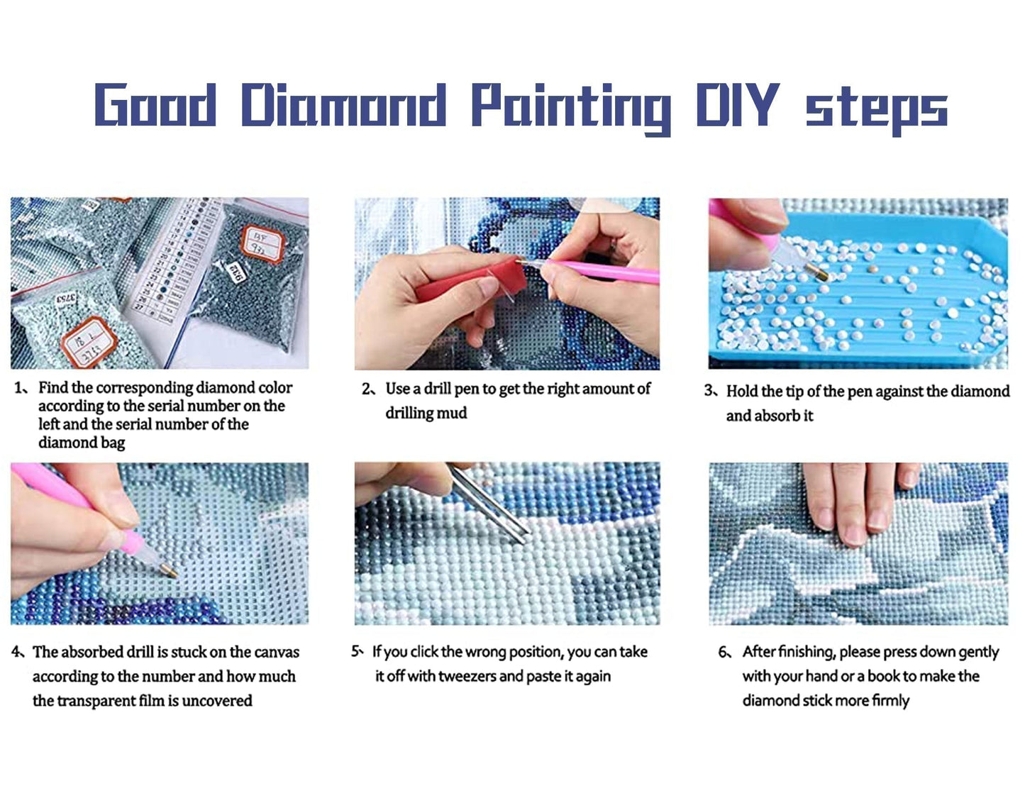 Full Round/Square Diamond Painting Kits | Angel