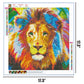 Lion  | Full Round Diamond Painting Kits